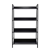 RWRAPS Bücherregal, offen, breites Ausstellungsregal, Vintage-Stil, Industrie-Stil und Metallrahmen für Wohnzimmer, Arbeitszimmer, Büro und Flur 13.8'x 27.7'x 46'