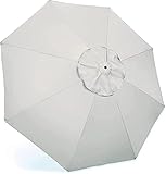 SEVEEZ 2m/2,7 M/3M Ersatz Parasol Regenschirmtuch Breit Mit 6/8 -Rippen, Ersatz -Regenschirm -Baldachin, Cantilever Parasol Top -Stoffdeckel Sonnenschutz -Tuch, Schatten, Regenfisch, Langlebig Poly