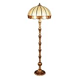 SIRHC Im europäischen Stil Stehlampe Kupfer Wohnzimmer Schlafzimmer Arbeitszimmer Dekoration Luxus-Nachttischlampe amerikanischen Fußboden-Licht Hochzeitsgeschenke Deckenfluter