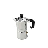 Klassische Aluminium-Moka-Kanne, Herd-Espressomaschine, italienische Kaffeemaschine, klassische Café-Maschine, Herd-Kaffeemaschine, Espressomaschine, Moka-Kanne, geeignet Gasherd, Keramikofen