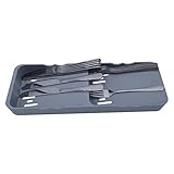 CarpeD Besteck-Utensilien-Organizer | Besteck-Organizer, Schubladenablage | Tragbares Küchen-Aufbewahrungstablett, Besteck-Organizer in der Schublade für Utensilien, Besteck, Gabeln und Messer