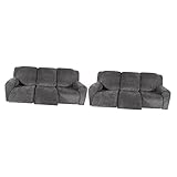 Artibetter 2 Sets All-Inclusive-Sofabezug Dehnbarer Couch-Kissenbezug Stuhl-Sofa Universelle Schnitt-Couchbezüge Elastische Stuhlkissenbezüge Jeder Sofabezug Liege-Couch-Schonbezug