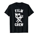 Filmregisseur Stuhl Filmcrew Kameramann Filmemacher T-Shirt