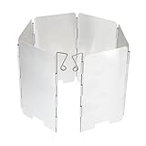 BESPORTBLE 1 Set Herd Windschutzscheibe Grill Tragbarer Camping Gaskocher Campingbrenner Outdoor Windschutzscheibe Klappbarer Herd Windschutzscheibe Windschutzscheibe Für Outdoor Leichter