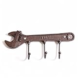 HONTIN Kleiderhaken für die Wand, Wandgarderobe, kreativer Stil, Gusseisenhaken, Wandaufhänger im Flur zum Aufhängen von Mantel, Jacke, Rucksack, Garderobe