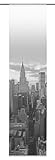 Home Fashion 86539-796 Schiebevorhang Digitaldruck New York/Dekostoff 245 x 60 cm