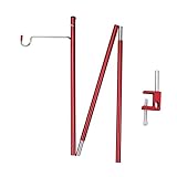 CLISPEED 1 Stück Beleuchtungshalterung Außenlichtmast Außenlaternenlaternen Für Camping Aluminiumlegierung Laternenhaufen Campinglampenmast Campinglaternenhalter Tragbare Laternenhalterung