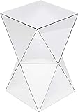 Kare Design Beistelltisch Luxury Triangle, 32x32cm, Silber
