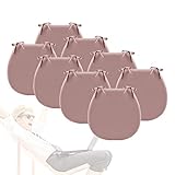 Stuhlkissen,Memory-Schaumstoff-Pads mit Bindemuster, rutschfest, gummierte Rückseite, abgerundet, quadratisch