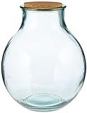 MICA Olly Vase, Glas, transparent, 29 x 29 x 38 cm
