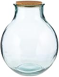 MICA Olly Vase, Glas, transparent, 29 x 29 x 38 cm