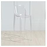 WL-stool Hoher Barhocker, PC-Kunststoff, Acryl-Möbel, schlicht, modisch, kreativ, modern, transparent, Candy-Stuhl, Küche, Bar, Café, Marktmöbel