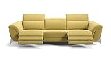 sofanella 3-Sitzer Sofa XXL Arina hochwertig Stoff Couch Relaxsofa (Yellow, Stoff)