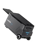 Anker EverFrost 50 Akku-Kühlbox mit herausnehmbarem 299Wh Akku, Gleichzeitig Kühlen + Gefrieren für 20-35 Std, 53 Liter 2 Zonen Kompressor-Kühlbox/Gefrierbox für Camping, Auto, Wohnmobil, Boot, LKW