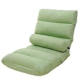 GAGALU Schlafsofa mit Taillenkissen, 5 verstellbare Positionen Lounge-Couch Gästebett, Klapp-Ottomane, tragbares Kissen Lounge-Couch für Wohnzimmermöbel,Mint Green