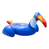 Gcxzb Schwimmreifen Bild Aufblasbarer Ring Schwimmen Ring Meer Reise Freizeit Aufblasbare Blaue schwimmende Reihenhalterung Floating Bett Wasser Spielzeug Strand