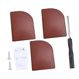 DOITOOL 1 Satz Fächerförmige Wandtrennwand Aus Holz Bücherregal Wandregal Aus Holz Aufbewahrung Bücherregal Schwebende Wandregale Schwebende Küchen-Wand-Eckregal Wand-Eckregal