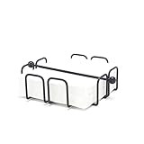 simplywire – Dinnerservietten-/Papierserviettenhalter mit gewichteter Stange – Schwarz