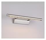 QQKKZX LED Wandleuchte Badezimmer Spiegel Warm Weiß/Weiß Washroon Wandlampe Leuchtmittel Aluminium Boby & Edelstahl,Kunst-Wandleuchten