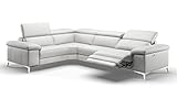sofanella - Wohnlandschaft Milano Ledercouch Sofalandschaft Ledersofa