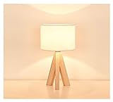 CLoxks Standlampen für Wohnzimmer LED Tischlampe Holz Nachttischlampe Home Deco für Wohnzimmer Schlafzimmer Klassische Lampe LED Lampen für Schlafzimmer