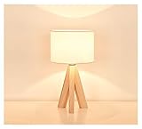 CLoxks Standlampen für Wohnzimmer LED Tischlampe Holz Nachttischlampe Home Deco für Wohnzimmer Schlafzimmer Klassische Lampe LED Lampen für Schlafzimmer