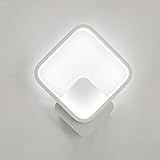 Kaykan LED runde quadratische moderne Heimlampe, minimalistische kreative dekorative Wandlampe, nordische Wohnzimmer-Sofa-Hintergrund-Wandlampe, Schlafzimmer-Nachttisch-weißes Licht