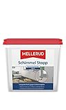 Mellerud Schimmel Stopp Renovierfarbe | Weiße Dispersionsfarbe gegen Schimmel auf allen Wand- und Deckenflächen, Fliesenfugen u. v. m. im Innenbereich | 1 x 750 ml