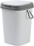 13L Wandmontierter Mülleimer mit Deckel, Abfalleimer, Küchenschranktür, hängender Mülleimer, Recycling-Mülleimer (blau, 22,5 x 22,5 x 31,5 cm)