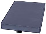 MyBestBuddy Hundekissen grau 80x60 cm Manila L, 40°C waschbar mit weichem Stoffbezug - allergikerfreundlich (100% Polyester) - Hundematte BZW. Hundebett für mittelgroße Hunde, 80 x 60 cm