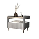 SUNESA Nachttisch Nachtkommode Nachttisch Pine Storage Sideboard Schlafzimmer Nachtschrank