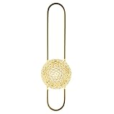 HIYAZZA Wandleuchte, kreative Kristallglas-Schlafzimmer-Nachttischlampe aus Kupfer, Wohnzimmer-Esszimmer-Wandleuchte, Heimdekorations-Beleuchtungs-Wandleuchte