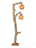 Generisch Stehleuchte Baum Natur, Stehlampe Holz, Lampenschirme