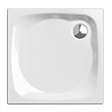 Duschwanne/Duschtasse Komplettset Nordona® SIMPLEX Plus | Maße: 80x80cm quadratisch | Inklusive 4x Standfüße und einer Viega Tempoplex Ablaufgarnitur