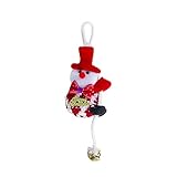 Hängende Blumentöpfe Weihnachtsschmuck Weihnachten Tuch Kunst Einzelne Person Seilklettern Mann Schneemann Weihnachtsbaum Glocke Anhänger Wandregale Kinderzimmer（C