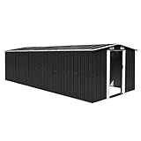 UTUMAX Gartenhaus Nice Cool-Garden 257x580x181 cm Metall anthrazit