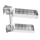 RORPOIR Multifunktionales Gewürzregal Zusammenklappbare Lagerregale Drehbare Rack-Montage Rotierendes Lagerregal Arbeitsplatten-Organizer Gewürz-Organizer Für Die Küche