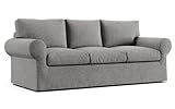 Comfort Works Ersatzbezug für IKEA Ektorp 3er-Sofa (3-Sitzer-Bezug für Ektorp Sofa) Maßgefertigter Sofabezug