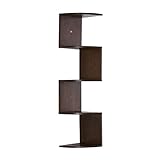 Bücherregal Eckbücherschrank, Dreischicht- / Fünf-Schicht-Einfaches Bücherregal, Wohnzimmer-Schlafzimmer-Wandlager-Rack, Multifunktions-Multifunktions können Bücher / Bilderrahmen / dekorative Artikel