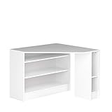 Amazon Marke - Movian Cabriel - Eckschreibtisch, 94 x 94 x 74.1 cm (L x T x H), Weiß