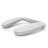 QiCheng & LYS Neck Speaker,Wireless Portable Surround Sound Bluetooth 5.0 Speaker,Portable Wireless Speaker,for Hiking, Cycling, Music etc (908grau)