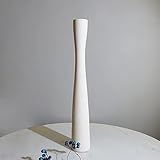 Cutfouwe Bodenvase für Pampasgras,Keramik Vase Weiß Matt Groß 50cm Hoch,Deko Blumenvase Modern Minimalismus Design,Handmade Schmal Vasen für Trockenblumen,Langstielige Blumen or Zweige