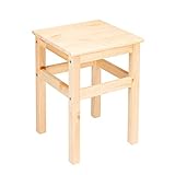 IKEA ODDVAR Holz Hocker stapelbar