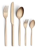 ECHTWERK Tafelbesteck Positano-Bronze Edition, 30-teilig, für 6 Personen, Edelstahl 18/10