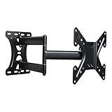 Moderner Eck-TV-Ständer, Wandmontage, dreiarmige TV-Halterung, voll beweglich, schwenkbar, neigbar, ausziehbar, drehbar, TV-Halterung für die meisten 26-55-Zoll-LCD-Fernseher, hält bis zu 66 Pfund,