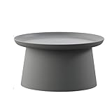 FIONEL Beistelltisch Home Couchtisch Wohnzimmer Tische Home Small Wohnung Runde Nordic Modern Minimalistische kleine Tabelle Kaffeetisch Kleiner Sofatisch (Color : Grigio, Size : L)
