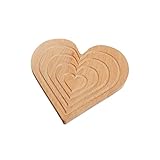 Kaffeetablett aus Holz, Wasserwellen, Brot, Dessert, Dekoration, Schmuck, gebogener Aufbewahrungsorganisator (Color : Heart)