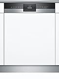 Siemens SN55YS01BE Geschirrspüler iQ500, teilintegrierte Spülmaschine mit Besteckkorb, 60 cm, varioSpeed Plus, flexComfort Körbe, glassZone, HomeConnect