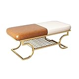 MEFFEE Aufbewahrungshocker Aufbewahrungsbank Nordic Iron Art Schuhwechselhocker Einfacher Haushaltsschuhhocker Schuhschrank Schuhregal Setzen Sie Sich auf den Schuhhocker am Eingang,um den Schuhhoc