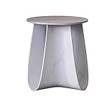 Beistelltisch 17,7-Zoll-Beistelltisch, weißer Beistelltisch, ideal for Wohnzimmer und Schlafzimmer, Pflanzenständer for Balkon, Beistelltische, kleiner Couchtisch for drinnen und draußen Wohnzimmertis